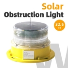 Solar LED Chimney Obstruction Light Cast Aluminium Salt Resistant