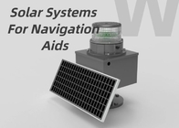 IP68 Solar Powered Systems Anti UV For Navigation Aids