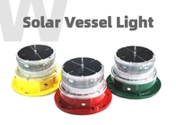 Flashing IP68 Boat Navigation Lights 3-4nm Visibility Solar Powered Boat Lights