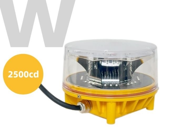 ICAO Compliant OM2K-B Medium Intensity Aviation Obstruction Light For Towers And Buildings