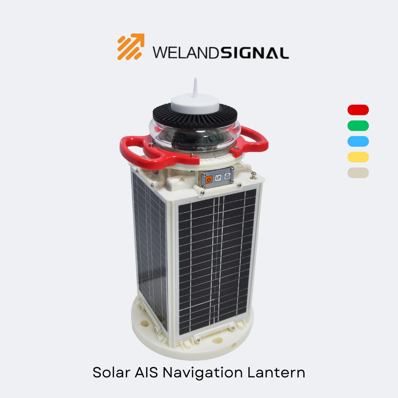 AIS60 IP68 Solar Marine Navigation Lantern with GPS and Beidou Seamless Global Integration, Intelligent Navigation