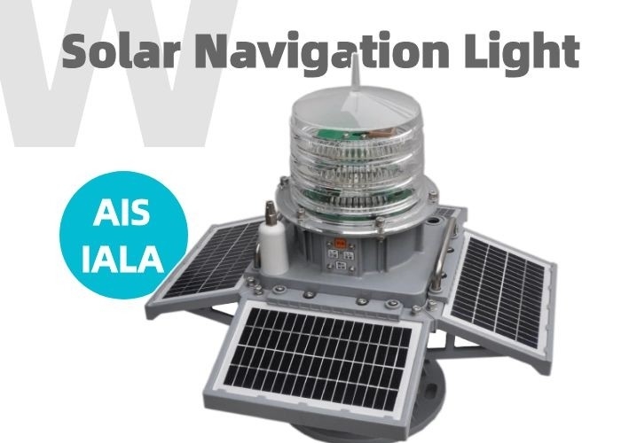 Anti UV Solar LED White Lights Buoy Marker Lights IP68 10-20nm