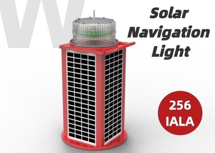 Solar Powered Navigation Buoy Lights