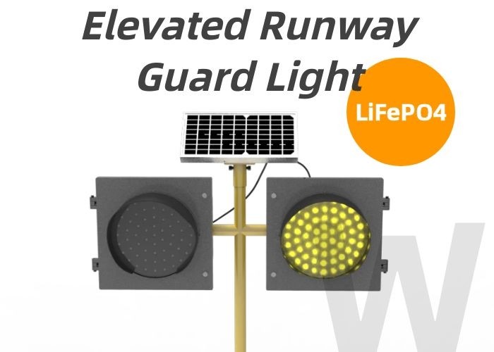 High Intensity LED Elevated Runway Guard Lights ERGL Shock Resistant
