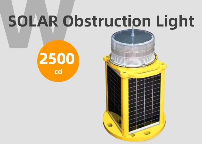 OEM Ol800 Solar Obstruction Light Salt Dust Proof Synchronization