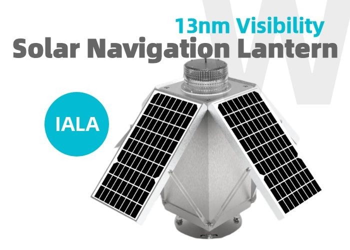 10nm Visibility Bridge Navigation Lights Solar LED Flashing Pattens