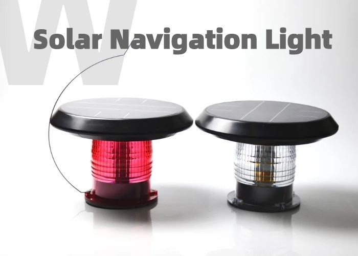 Polycarbonate Mining Inductry Solar Obstruction Light 8-10KM Visibility
