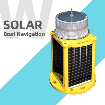6nm Solar LED Boat Navigation Lights Masthead Steady On Shock Resistant