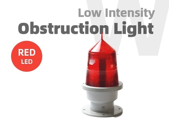 Medium Intensity FAA Obstruction Light Flash Red For Aircraft